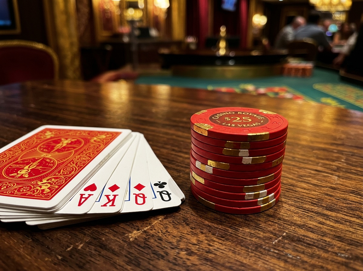 Jetons de casino — ambiance jeu